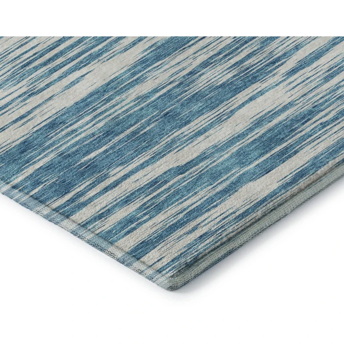 Addison Mayfield Teal AMF951 - 8ft. Round Rug