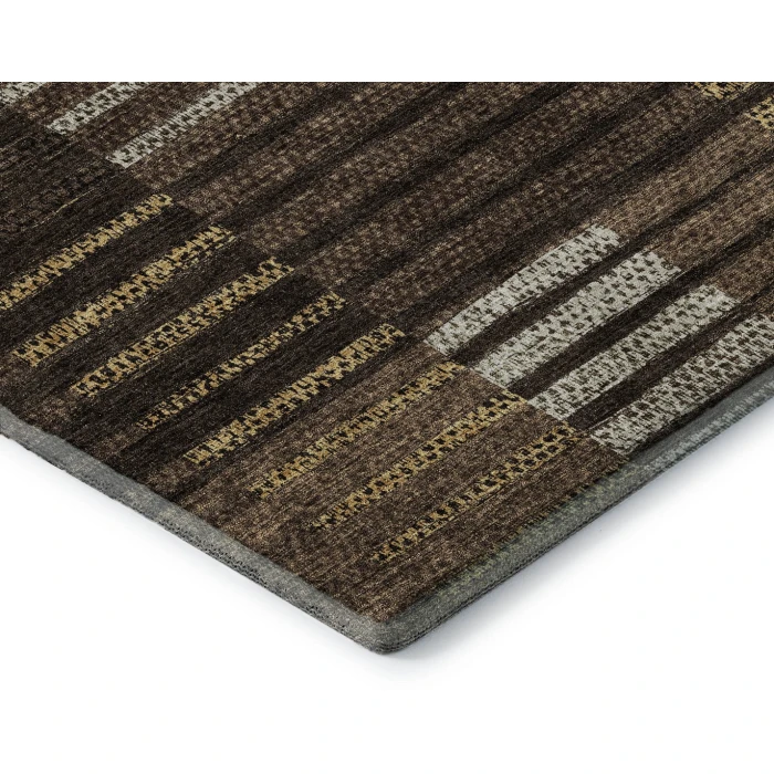 Addison Mayfield Brown AMF954 - 8ft. Round Rug