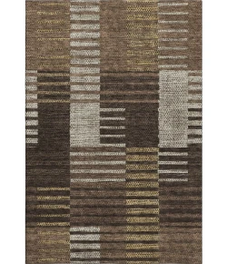 Addison Mayfield Brown AMF954 - 8ft. Round Rug