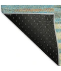 Addison Mayfield Teal AMF954 - 8ft. Round Rug