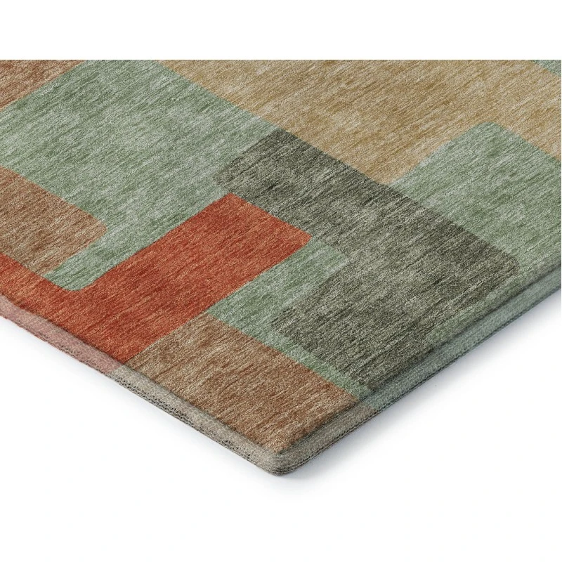 Addison Mayfield Green AMF955 5ft. x 7ft. 6in. Rect. Rug