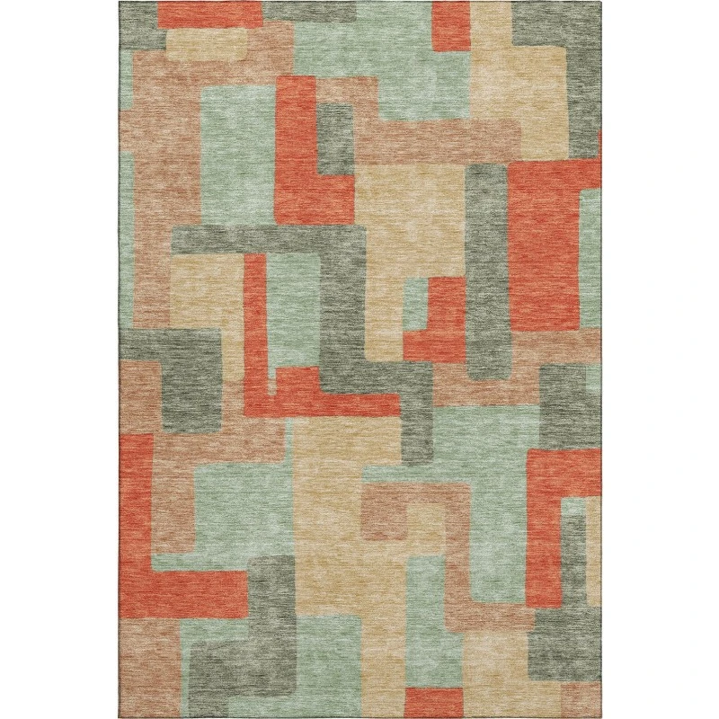 Addison Mayfield Green AMF955 5ft. x 7ft. 6in. Rect. Rug