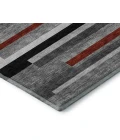 Addison Mayfield Gray AMF956 - 8ft. Round Rug
