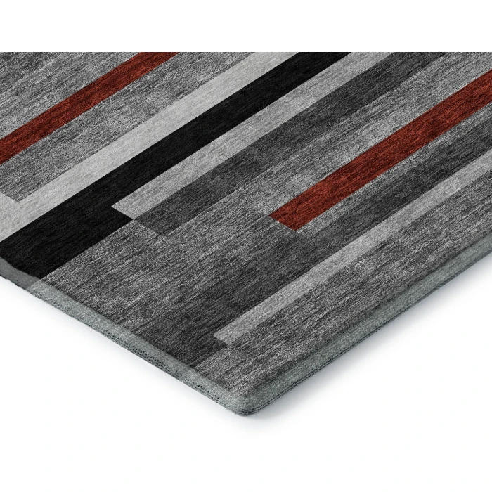 Addison Mayfield Gray AMF956 - 8ft. Round Rug