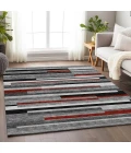 Addison Mayfield Gray AMF956 - 8ft. Round Rug