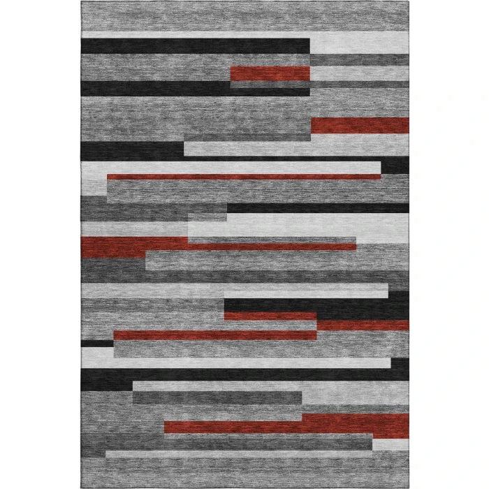 Addison Mayfield Gray AMF956 - 8ft. Round Rug