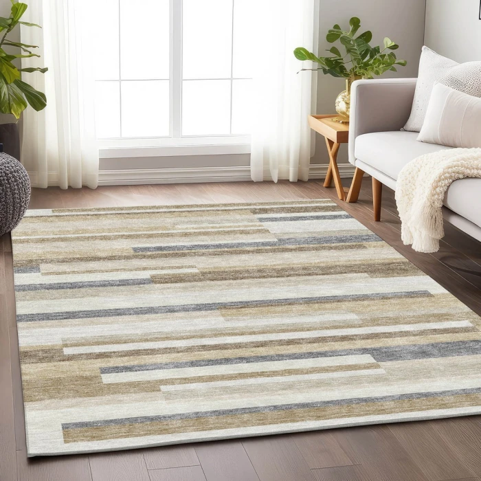Addison Mayfield Ivory AMF956 - 8ft. Round Rug