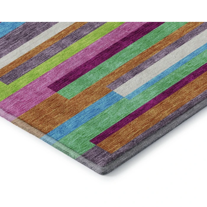 Addison Mayfield Purple AMF956 8ft. x 10ft. Rect. Rug