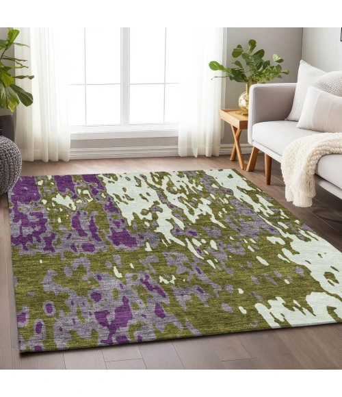 Addison Mayfield Green AMF957 8ft. x 10ft. Rect. Rug