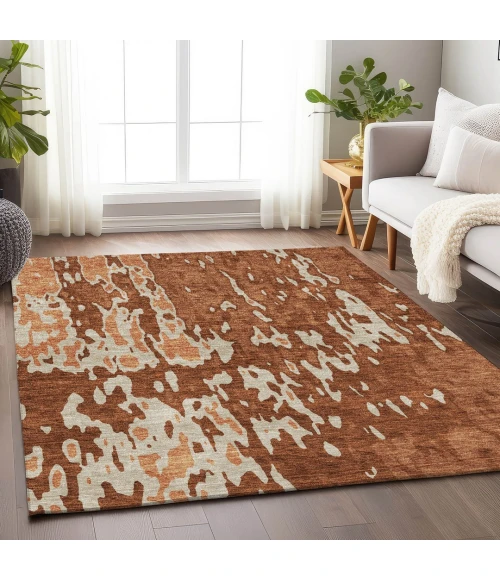 Addison Mayfield Orange AMF957 2ft. 3in. x 7ft. 6in. Rect. Rug