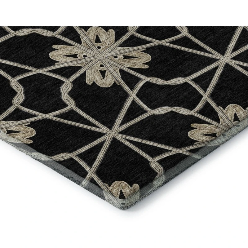 Addison Mayfield Black AMF958 5ft. x 7ft. 6in. Rect. Rug
