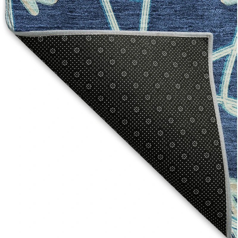 Addison Mayfield Blue AMF958 - 8ft. Round Rug
