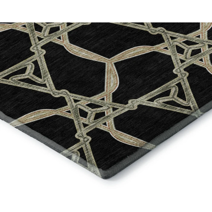 Addison Mayfield Black AMF959 2ft. 3in. x 7ft. 6in. Rect. Rug