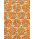 Addison Mayfield Orange AMF959 - 8ft. Round Rug