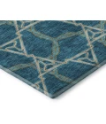 Addison Mayfield Teal AMF959 - 8ft. Round Rug