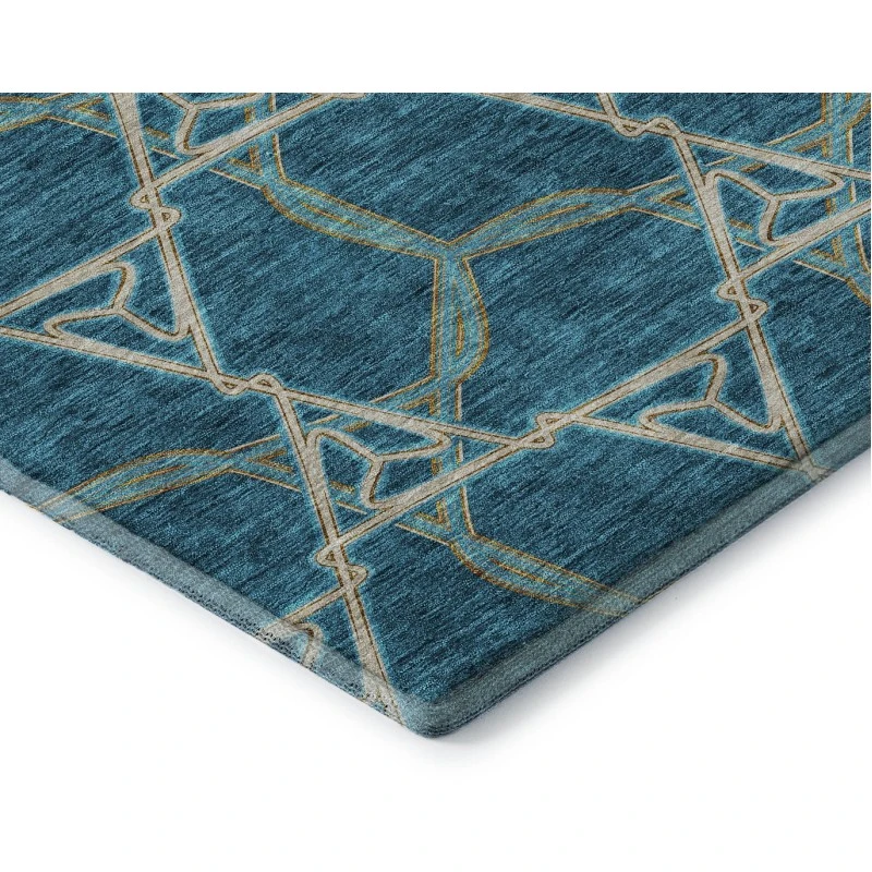 Addison Mayfield Teal AMF959 5ft. x 7ft. 6in. Rect. Rug