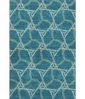Addison Mayfield Teal AMF959 - 8ft. Round Rug