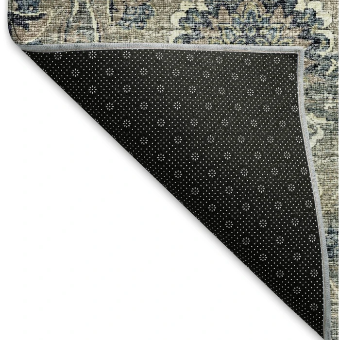 Addison Mayfield Blue AMF95 - 8ft. Round Rug