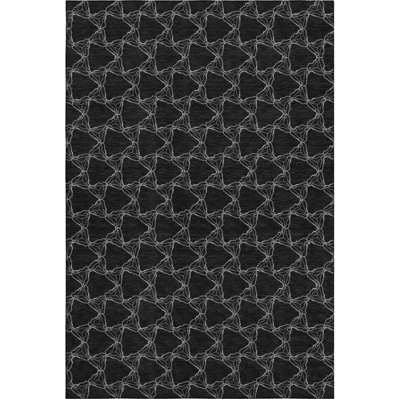Addison Mayfield Black AMF960 9ft. x 12ft. Rect. Rug