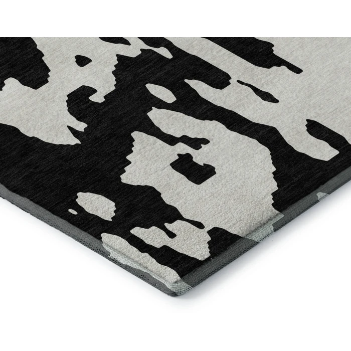 Addison Mayfield Black AMF961 - 8ft. Round Rug