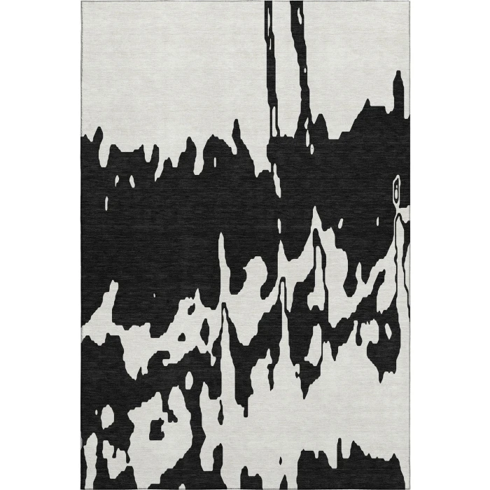 Addison Mayfield Black AMF961 - 8ft. Round Rug