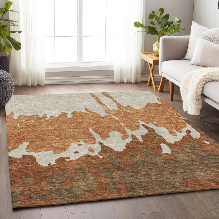 Addison Mayfield Orange AMF961 8ft. x 10ft. Rect. Rug