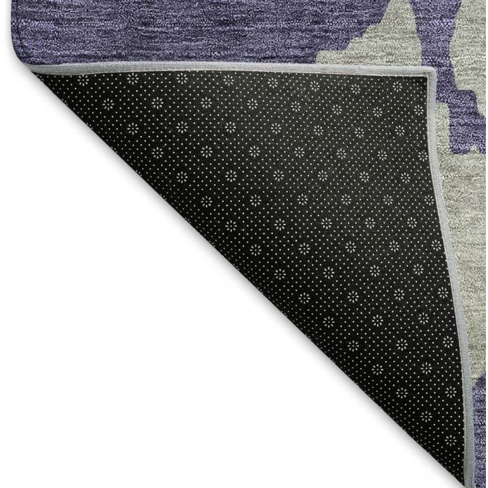 Addison Mayfield Purple AMF961 - 8ft. Round Rug