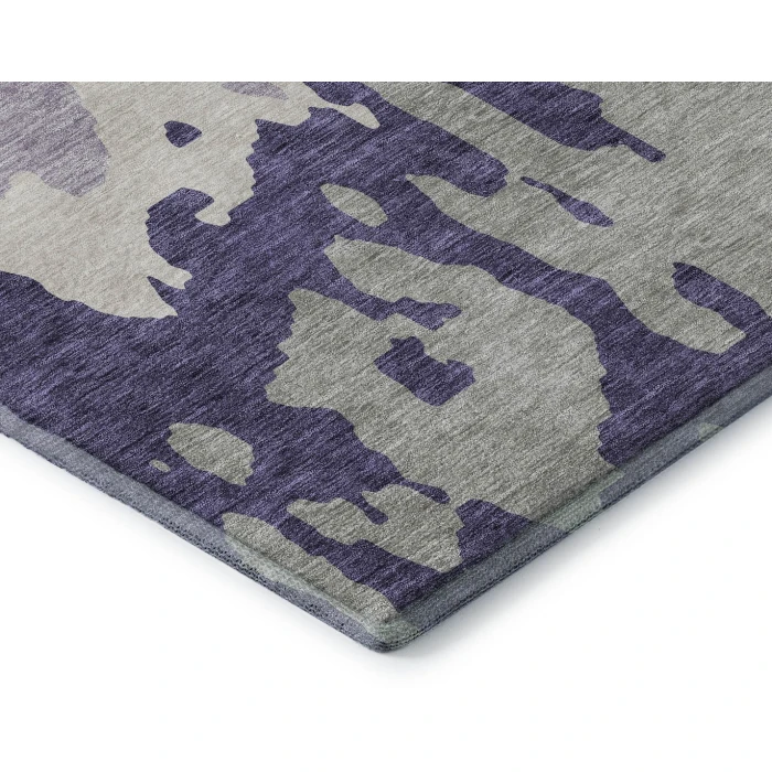 Addison Mayfield Purple AMF961 - 8ft. Round Rug