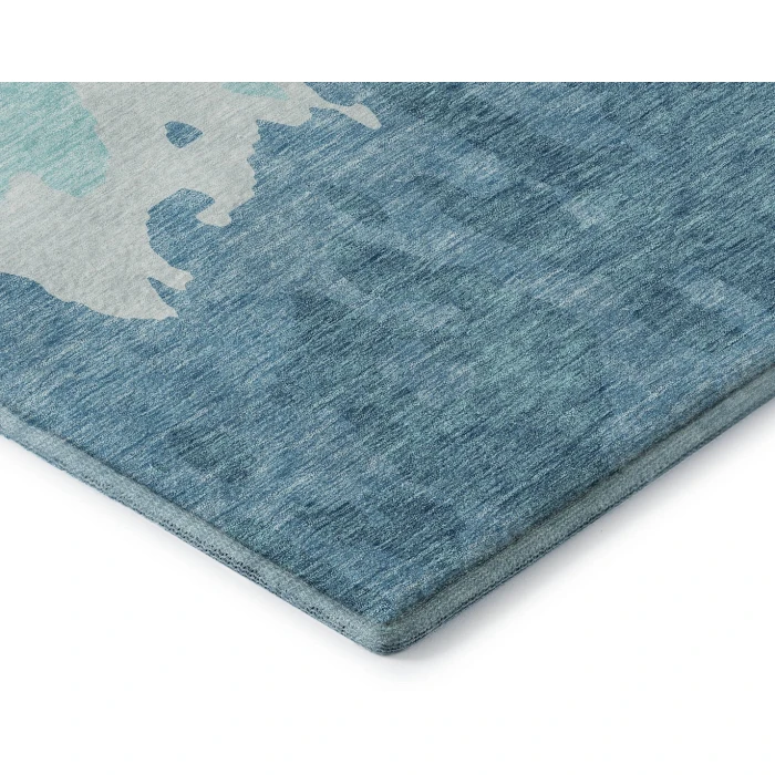 Addison Mayfield Teal AMF961 - 8ft. Round Rug