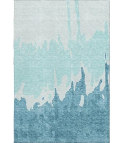 Addison Mayfield Teal AMF961 - 8ft. Round Rug