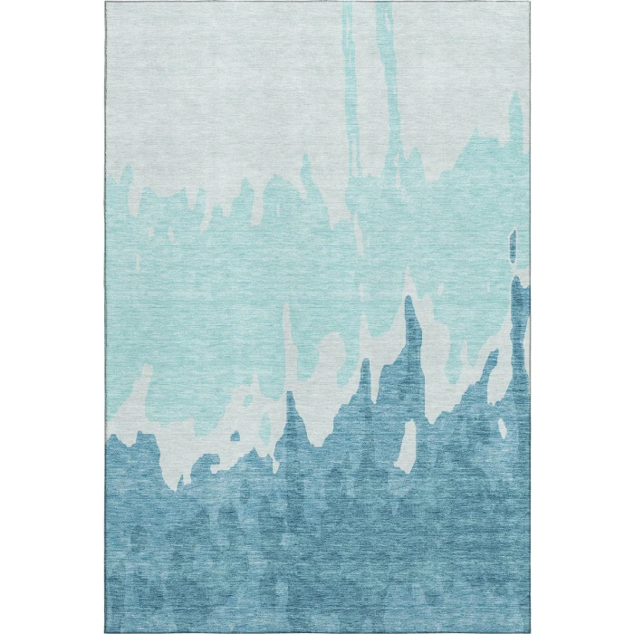 Addison Mayfield Teal AMF961 - 8ft. Round Rug
