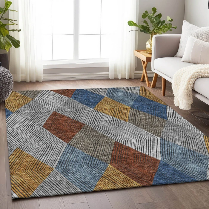 Addison Mayfield Gray AMF962 8ft. x 10ft. Rect. Rug
