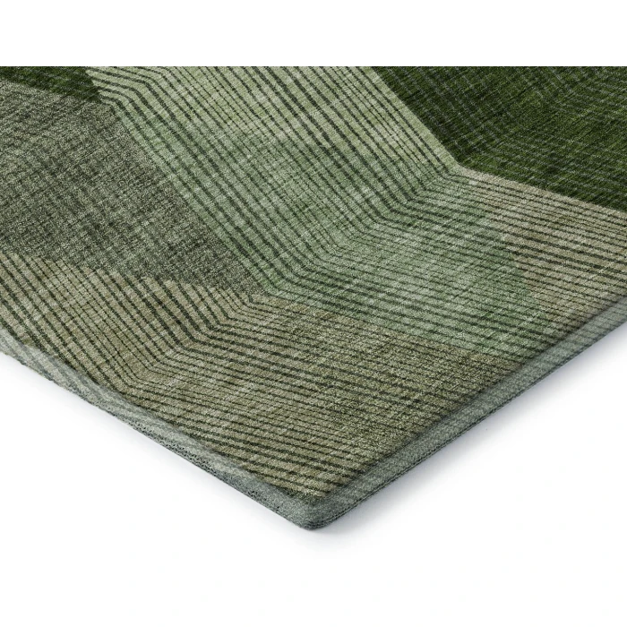 Addison Mayfield Green AMF962 2ft. 3in. x 7ft. 6in. Rect. Rug