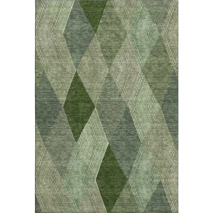 Addison Mayfield Green AMF962 2ft. 3in. x 7ft. 6in. Rect. Rug