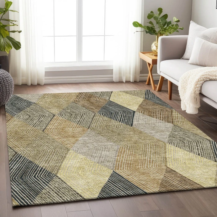 Addison Mayfield Brown AMF962 5ft. x 7ft. 6in. Rect. Rug