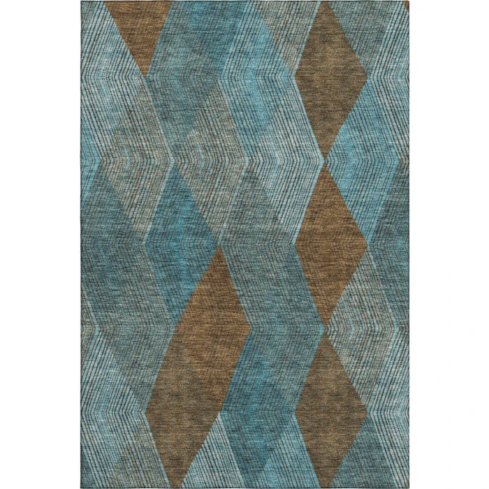 Addison Mayfield Teal AMF962 8ft. x 10ft. Rect. Rug