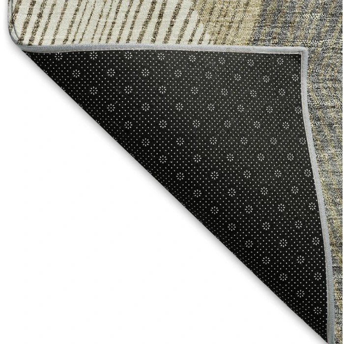 Addison Mayfield Gold AMF962 - 8ft. Round Rug