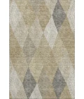 Addison Mayfield Gold AMF962 - 8ft. Round Rug