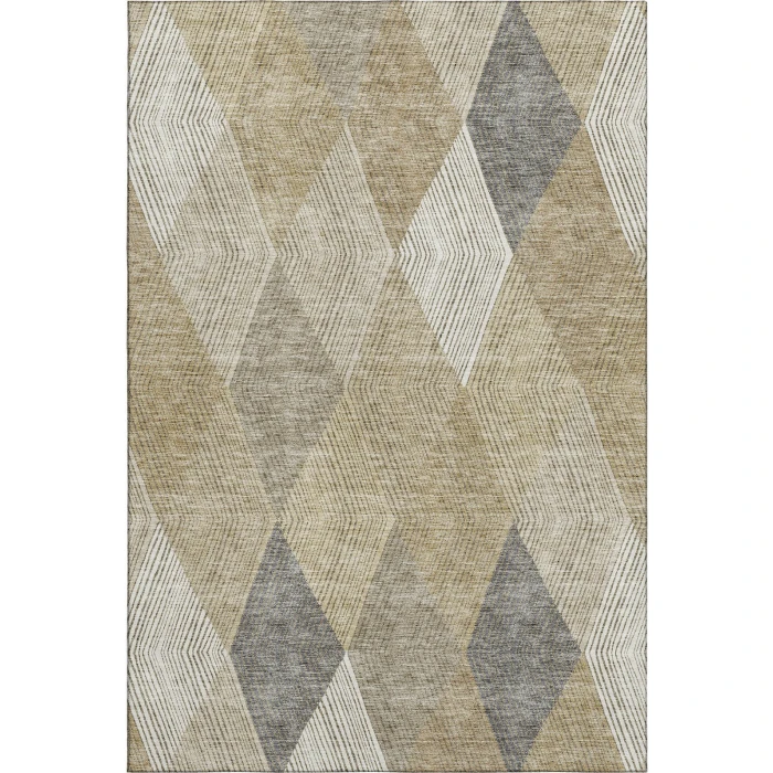 Addison Mayfield Gold AMF962 - 8ft. Round Rug