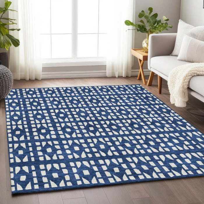 Addison Mayfield Blue AMF963 8ft. x 10ft. Rect. Rug