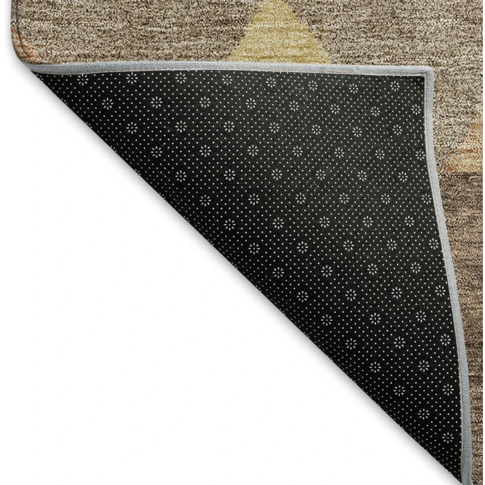 Addison Mayfield Brown AMF965 - 8ft. Round Rug