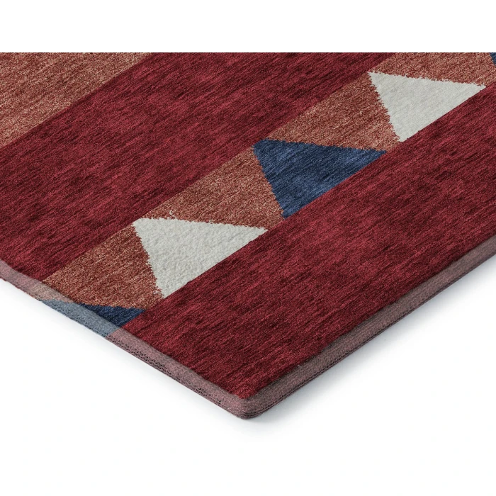 Addison Mayfield Red AMF965 - 8ft. Round Rug