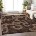 Addison Mayfield Brown AMF967 5ft. x 7ft. 6in. Rect. Rug