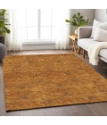 Addison Mayfield Orange AMF968 - 8ft. Round Rug
