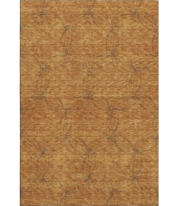 Addison Mayfield Orange AMF968 - 8ft. Round Rug