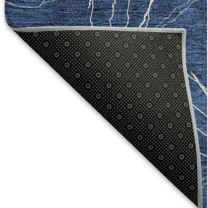 Addison Mayfield Blue AMF968 - 8ft. Round Rug