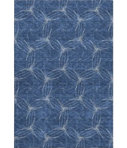 Addison Mayfield Blue AMF968 - 8ft. Round Rug