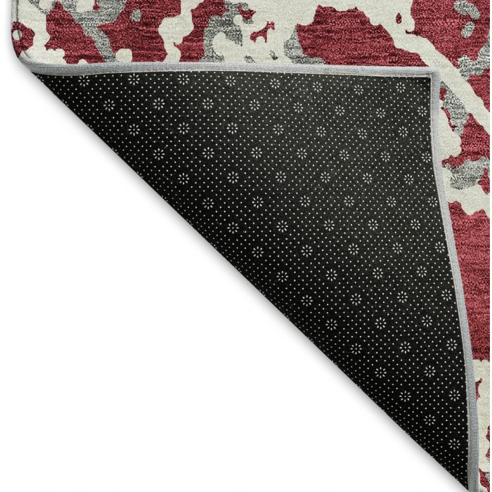Addison Mayfield Red AMF969 - 8ft. Round Rug