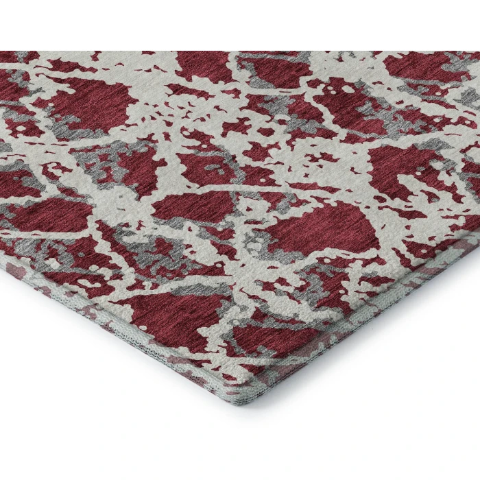 Addison Mayfield Red AMF969 - 8ft. Round Rug