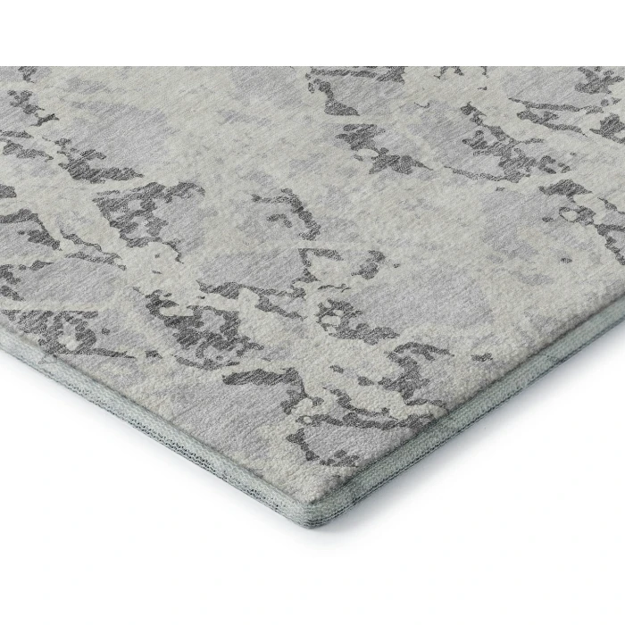 Addison Mayfield Gray AMF969 - 8ft. Round Rug